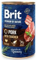 Brit Premium by Nature 400 g hrana caine adult, carne de porc si esofag