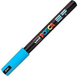 uni Marker UNI Posca PC-1MR, varf metalic, 0.7 mm, Albastru Deschis (M482)
