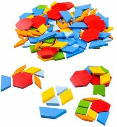 Bigjigs Toys Toys mozaik, színes