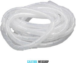 Caxtool Spirál kábelvédő fehér 10mm 10m (CHGS00040)