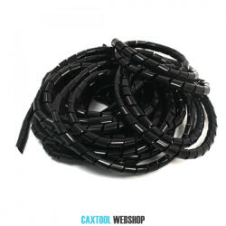 Caxtool Spirál kábelvédő fekete 10mm 10m (CHGS00039)