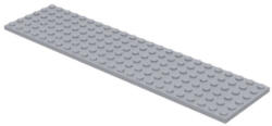 LEGO® Alkatrészek (Pick a Brick) Világos kékesszürke 6x24 Lapos Elem, használt 4666357