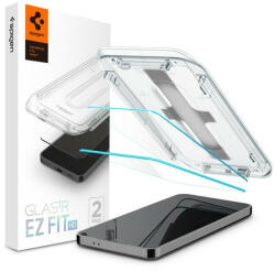 Spigen SLIM EZ Fit" Samsung Galaxy S24 Tempered kijelzővédő fólia (2db)