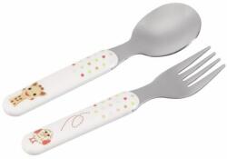 Vulli Tacâmuri pentru copii Vulli (2 bucăți: lingură și furculiță) (450406) Set pentru masa bebelusi
