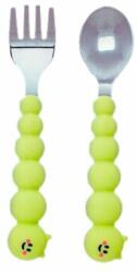 Melii Melia Furculiță și lingură pentru copii Caterpillar (11300) Set pentru masa bebelusi