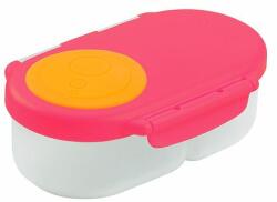 B. box Cutie mică pentru gustări - roz/portocaliu (681) Set pentru masa bebelusi