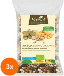 Pronat Foil Pack Set 3 x Mix Seminte BIO Crocante, 50 g, Pronat (ORP-3xLG4011.50)