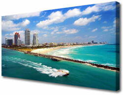 tulup. hu Vászonkép Ocean City Beach Landscape 140x70 cm