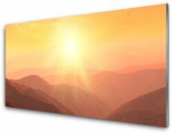 tulup. hu Konyhai falburkoló panel Sun hegyi táj 140x70 cm