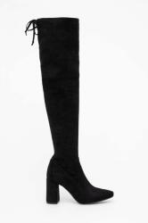 Wojas cizme din piele intoarsa femei, culoarea negru, cu toc drept, 7104281 MBYX-OBD03Y_99X