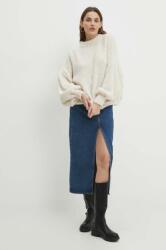 ANSWEAR pulover de lana culoarea bej, călduros BMYX-SWD0F4_01X