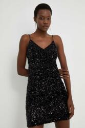 ANSWEAR rochie culoarea negru, mini, drept BBYH-SUD00C_99X