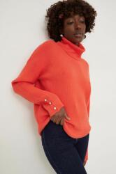 ANSWEAR pulover femei, culoarea portocaliu, cu guler BMYX-SWD00F_22X