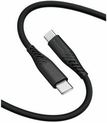 Mobilonline ECO KÁBEL Szilikon USB/ Lightning 1.2 M 60W Fekete