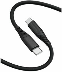 Mobilonline CABLU ECO Silicon USB-C/ USB-C 1.2 M 60W neagră