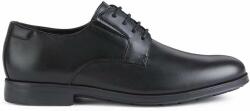 GEOX pantofi de piele U HILSTONE WIDE A culoarea negru, U255DA00043C9999 PPYH-OBM10W_99X