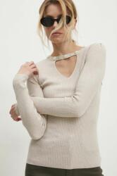 ANSWEAR pulover femei, culoarea bej, light BMYX-SWD0F6_80X