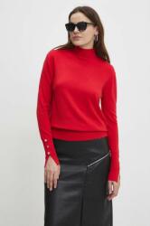 ANSWEAR pulover femei, culoarea rosu, light, cu turtleneck BMYX-SWD0F5_33X