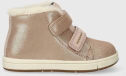 Geox sneakers de piele întoarsă pentru copii B364ZA 07722 B TROTTOLA WPF culoarea roz 9BYX-OBG0NS_30X