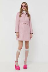 Valentino palton de lana culoarea roz, de tranzitie 9BYX-KPD039_30X