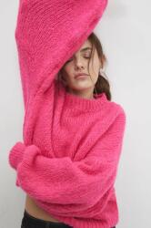 ANSWEAR pulover de lana culoarea roz, călduros BMYX-SWD0F4_30X