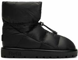 Flufie cizme de iarna Metallic culoarea negru 9BYX-OBD494_99X