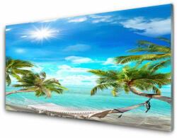 tulup. hu Akrilkép Trópusi pálmafák Hammock Beach 125x50 cm 2 fogas