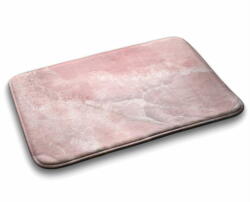 tulup. hu Zuhany kilépő szőnyeg Rózsaszín absztrakció 75x45 cm Fehér