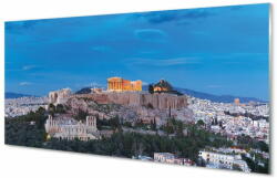  tulup. hu Akrilkép Görögország Panorama of Athens 125x50 cm 4 fogas