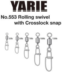 Yarie Jespa Forgókapocs Yarie 553 Crosslock Snap 100lb (y553100)