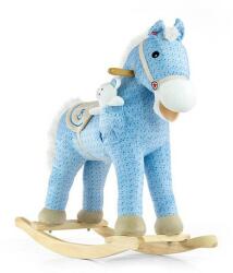 Milly Mally - Căluț balansoar ponei cu melodie albastru (5901761122220)