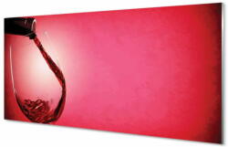 tulup. hu Akrilkép Piros háttér üveg bal 125x50 cm 4 fogas