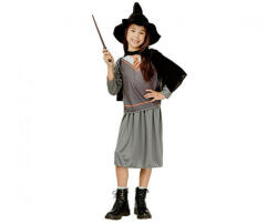Junior - Costum pentru copii Vrăjitor (tricou, pelerină, fustă, pălărie), mărimea 120 / 130 cm (5902973182637) Costum bal mascat copii