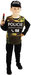 Rappa - Costum copii Politie (S) e-packaging (8590687220706) Costum bal mascat copii