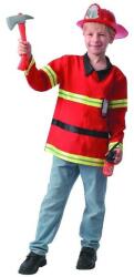 MaDe - Costum de carnaval - pompier, 120 - 130 cm (8590756093460) Costum bal mascat copii