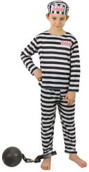 Rappa - Costum de prizonier pentru copii (S) e-packaging (8590687225077) Costum bal mascat copii