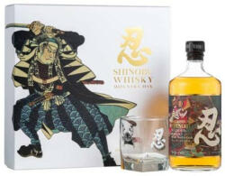 Shinobu Blended Whisky Mizunara Oak gift set 43% 0.7l - spiritall - 24 590 Ft