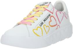 Moschino Sneaker low 'HEART LOVE' alb, Mărimea 38