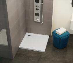 Sanimix Szögletes akril zuhanytálca, alacsony 90x90x5 cm (21.05.05A)