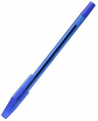 BLUERING Golyóstoll 0, 5mm eldobható kupakos kerek test bordázott fogórész Bluering® , írásszín kék (JJ20413R) - tintasziget