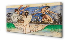 tulup. hu Canvas képek Jézus vázlat tenger 120x60 cm