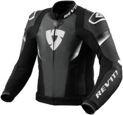 Revit Geaca de piele pentru motociclete Revit Control alb-negru (REFJL139-1600)
