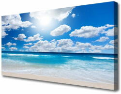  tulup. hu Vászonkép falra Felhők Landscape Sea Beach 100x50 cm