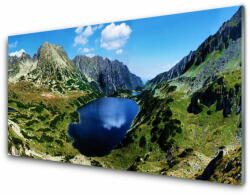 tulup. hu Akrilüveg fotó Mountain Lake Landscape 125x50 cm 4 fogas