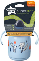 Tommee Tippee itatópohár - Superstar Training Sippee Cup csõrös 300ml 6hó kék - patikamra