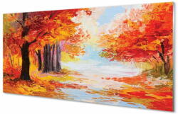  tulup. hu Akrilkép Őszi levelek a fa 125x50 cm 4 fogas
