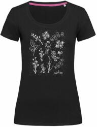 Bontis Női póló MEADOW - Fekete | 2XL (TRI-W-MEADOW-blo-XXL)