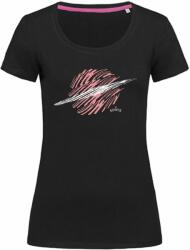 Bontis Női póló SATURN - Fekete / rózsaszín | 2XL (TRI-W-SATURN-blo-pink-XXL)