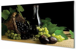 tulup. hu Konyhai üveg panel Trash bor szőlőlevél 125x50 cm