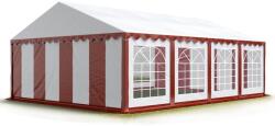 Ambitent Rendezvénysátor 5×8 m - PVC Standard, tűzálló Színes: Pirosas-fehér